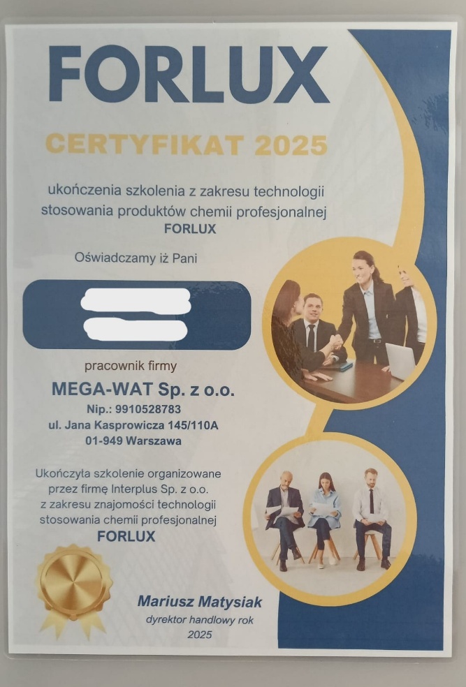 Certyfikat PUW